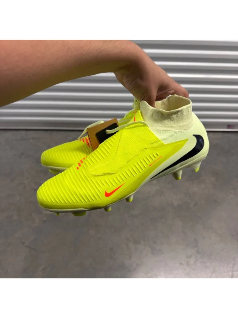 Nike Phantom GT2 Elite FG Soccer Cleats Yellow US 10.5 HQ2311-800 VenomSkin